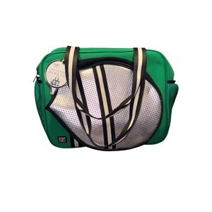L+W‎ Wellness Universal Sports Tote Bag Green Tennis Pickleball Racquet Bag